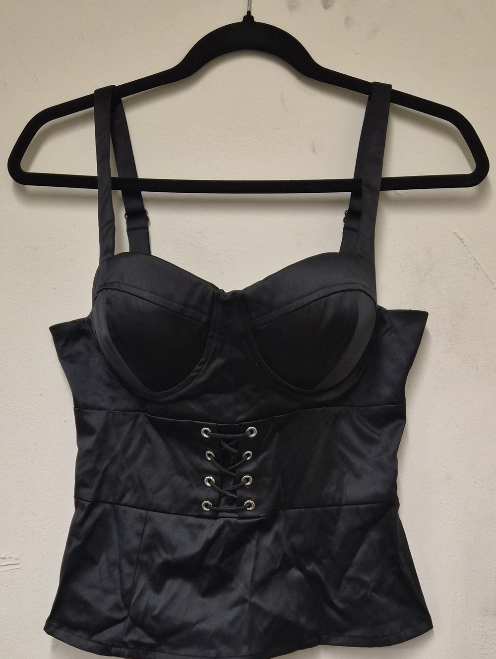 G By Guess Black Bustier Corset | Size S